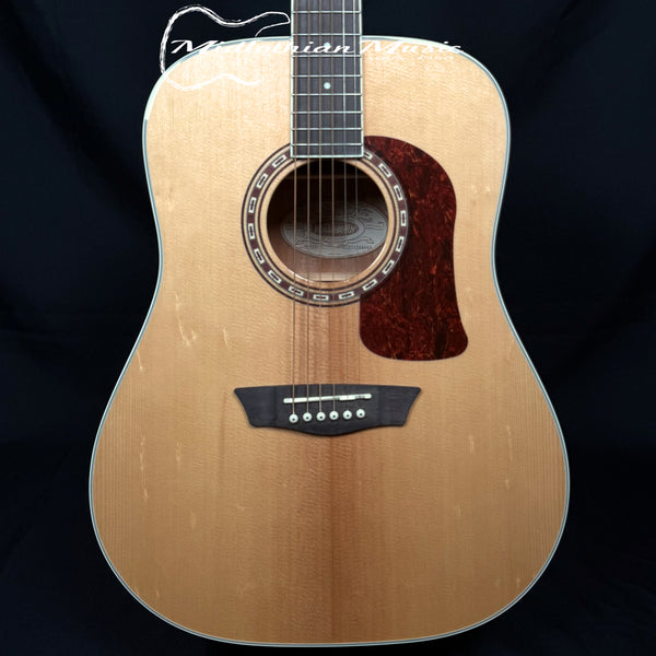 Washburn HD10S - Heritage Series - Dreadnought 6-String Acoustic Guitar - Natural Gloss Finish