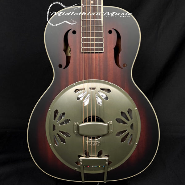 Gretsch G9241 Alligator Biscuit Round-Neck Acoustic/Electric Resonator Guitar - 2 Color Sunburst