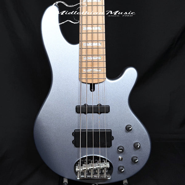 Lakland Skyline 55-02 Custom - 5-String Bass Guitar - Ice Blue Metallic Finish