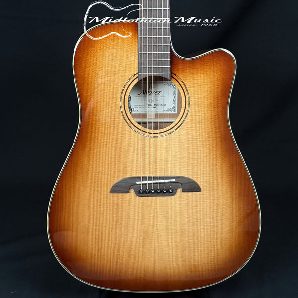 Alvarez MD60ce Masterworks Series - Acoustic-Electric Guitar - Shadowburst Gloss w/Gig Bag