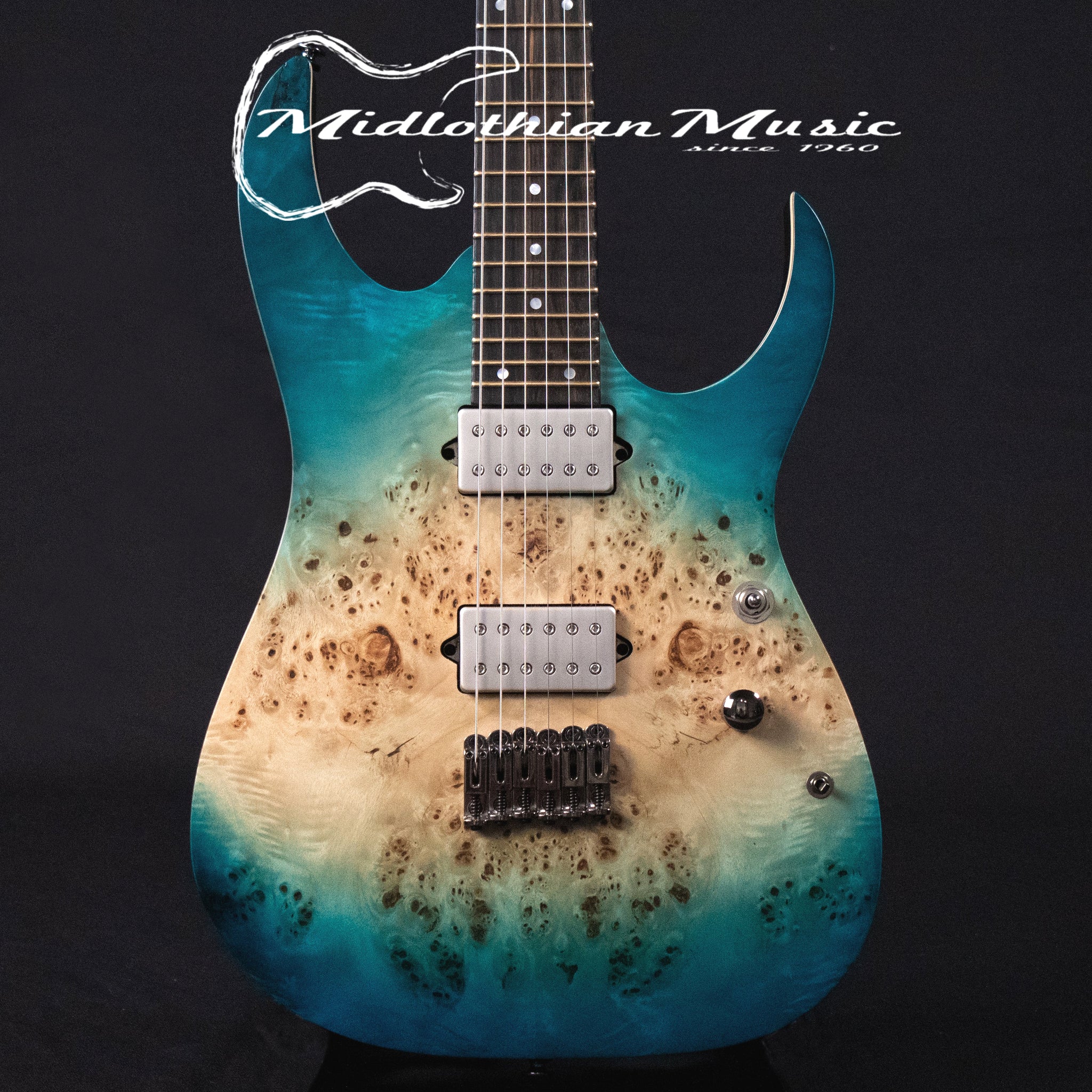 Ibanez Premium RG1121PB - Caribbean Islet Flat Finish w/Gig Bag (Displ