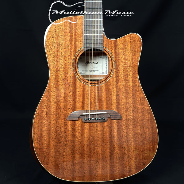 Alvarez AED66ce Armrest - Artist Elite Series - Acoustic-Electric Guitar - Natural Gloss Finish