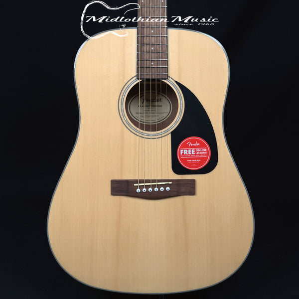 Fender - CD-60 Acoustic Dreadnought Guitar V3 - Natural Finish w/Free Case!