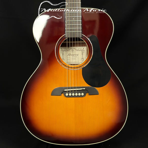 Alvarez RF26SB - OM/Folk Size Acoustic Guitar - Sunburst Gloss Finish w/Gig Bag