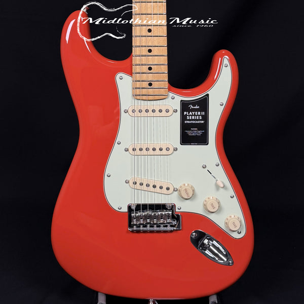 Fender - Player II Stratocaster - (3 x Single Coils) Electric Guitar - Rallye Orange Gloss Finish