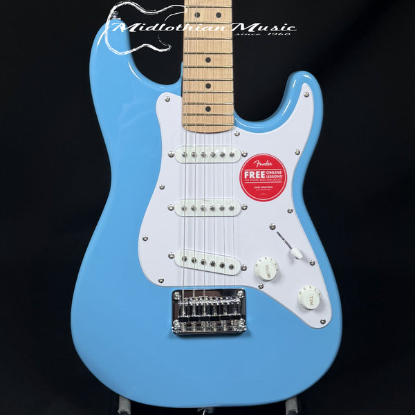 Fender - Squier Mini Stratocaster Electric Guitar - California Blue Gloss (New Color!)