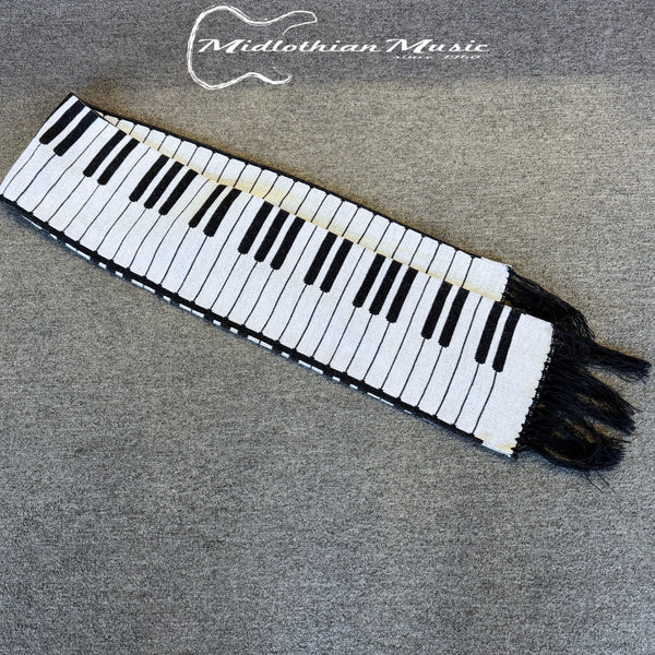 Piano Keys Knit Scarf