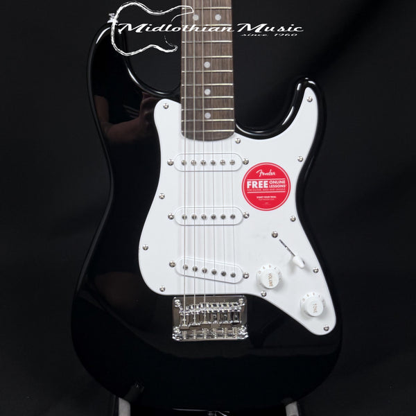 Fender - Squier Mini Stratocaster Electric Guitar - Black Gloss Finish