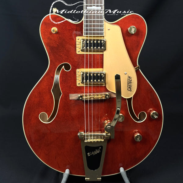 Gretsch - G5422TG - Electromatic Classic Hollowbody Double-Cut Electric Guitar w/Bigsby - Walnut Stain Finish USED