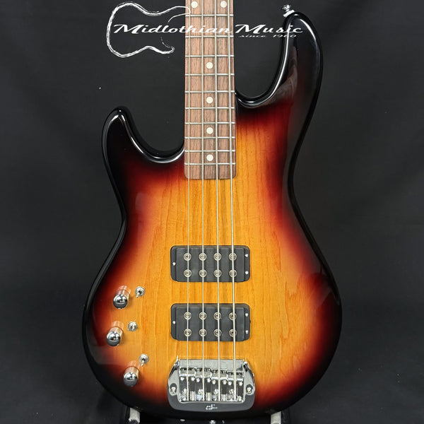 G&L Tribute L2000 - Left-Handed Electric Bass - 3-Tone Sunburst Finish
