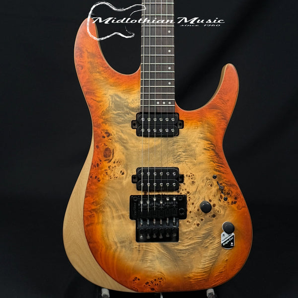 Schecter - Reaper 6 FR (Floyd Rose) Electric Guitar - Inferno Burst Satin Finish