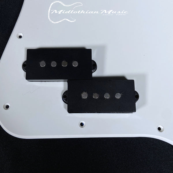 Fender Squier P Bass Loaded Pickguard White Finish USED