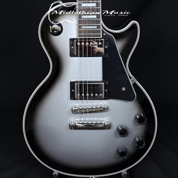 Epiphone - Les Paul Custom - Limited-Edition Electric Guitar - Silver Burst Gloss Finish USED