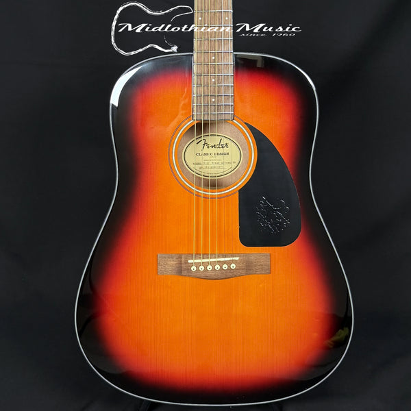 Fender CD-60 Acoustic Dreadnought V3 w/Case - Sunburst Gloss Finish