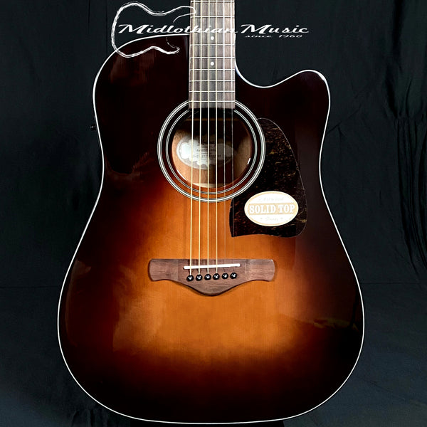 Ibanez AW400CE - Artwood Series - Acoustic/Electric Guitar - Tobacco Brown Sunburst