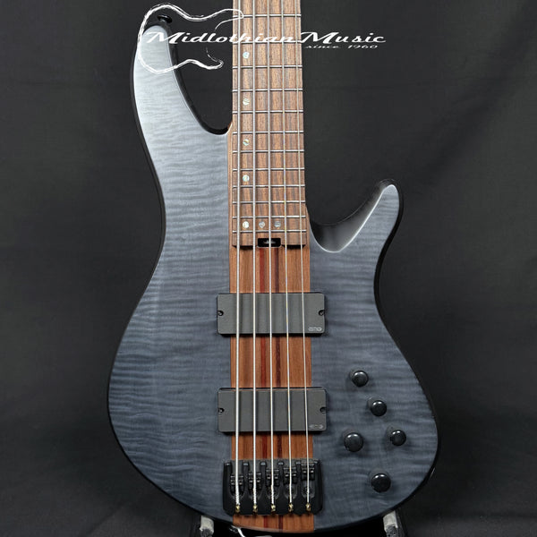 Schecter - Charles Berthoud - CB-5 - 5-String Active Bass Guitar - See Through Black Satin Finish