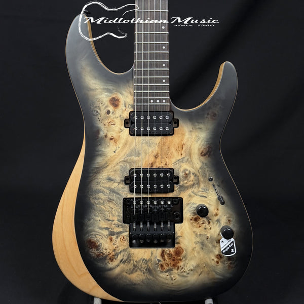 Schecter - Reaper-6 FR (Floyd Rose) Electric Guitar - Satin Charcoal Burst Finish