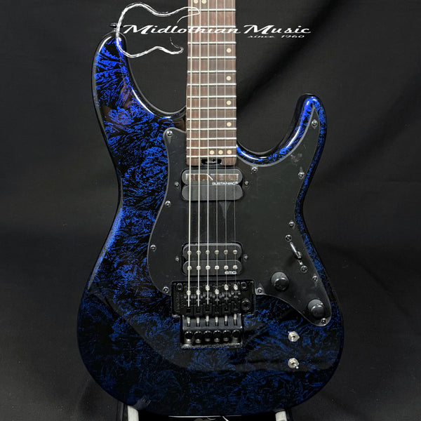 Schecter - Sun Valley Super Shredder - FR-S (Floyd Rose & Sustaniac) Electric Guitar - Blue Reign Gloss Finish