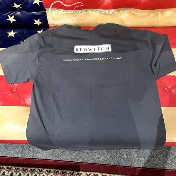 Red Witch - Guitar Effects Pedals - T-Shirt - Gray Finish - XL