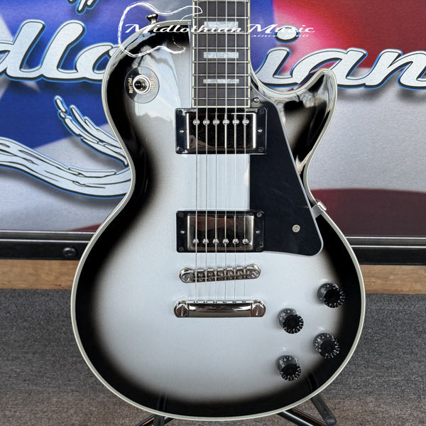 Epiphone - Les Paul Custom - Limited-Edition Electric Guitar - Silver Burst Gloss Finish USED