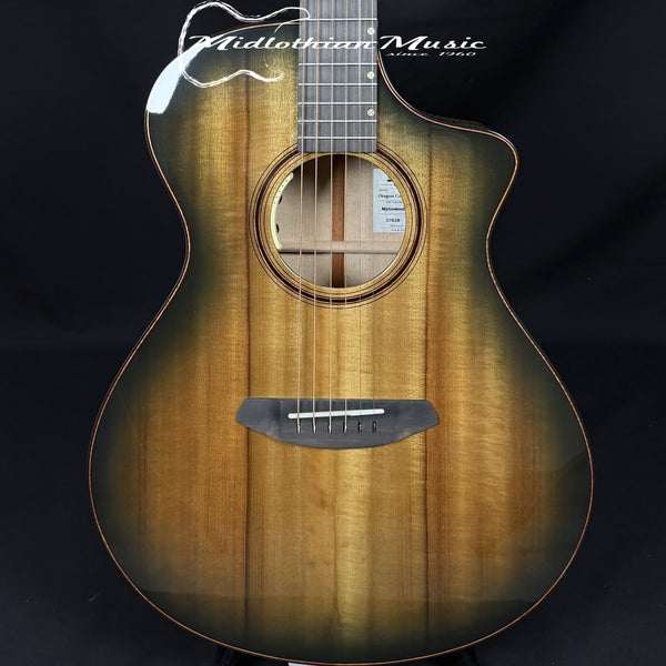 Breedlove Oregon Concert Harvest CE LTD - Myrtlewood Acoustic/Electric Guitar w/Case (27628)