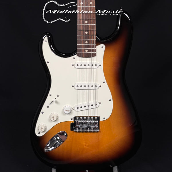 Fender - Squier Affinity Stratocaster - Left-Handed Electric Guitar - 3 Tone Sunburst Gloss USED