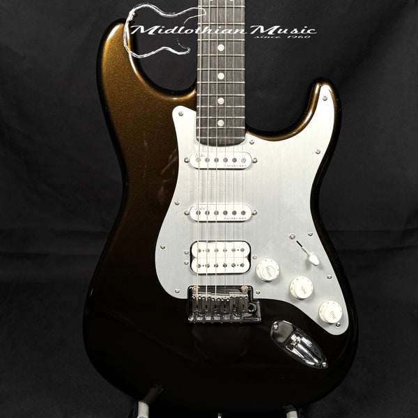 Fender American Ultra II Stratocaster HSS Electric Guitar - Texas Tea & Ebony Fingerboard w/Case USED