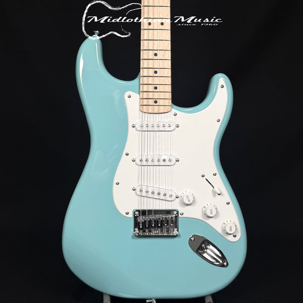 Fender Squier Sonic Series - Stratocaster HT (Hard Tail) - Tropical Turquoise Gloss Finish