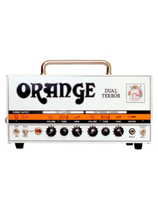 Orange - Dual Terror 30/15/7-Watt - 2-Channel Tube Head Amplifier - White Finish