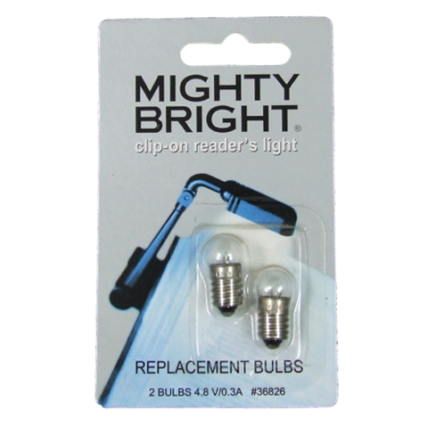 Mighty Bright Clip On Reader Replacement Light Bulbs (1 Pair)