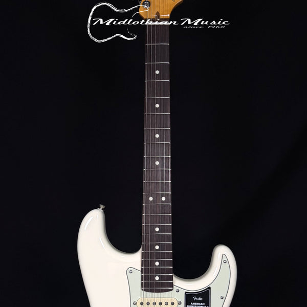 Fender American Professional II Stratocaster HSS - Olympic White w/Rosewood Fingerboard w/Case