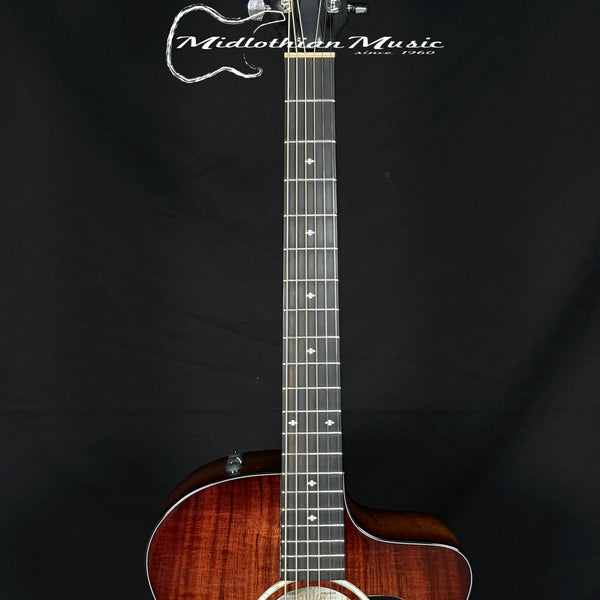 Taylor - 2018 224ce-K DLX - Hawaiian Koa - Acoustic/Electric Guitar - w/Case USED