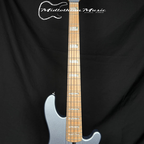 Lakland Skyline 55-02 Custom - 5-String Bass Guitar - Ice Blue Metallic Finish