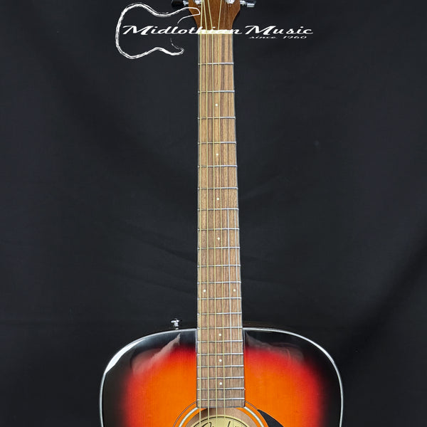 Fender CD-60 Acoustic Dreadnought V3 w/Case - Sunburst Gloss Finish