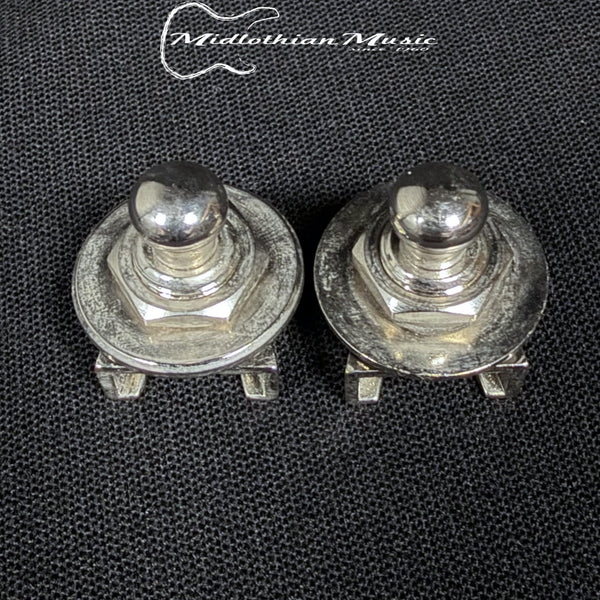 Schaller Strap Locks - Top Part Only (Goes On Strap) - Chrome USED