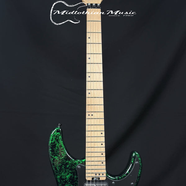 Schecter - Sun Valley Super Shredder FR-S (Floyd Rose & Sustaniac) - Green Reign Gloss Finish