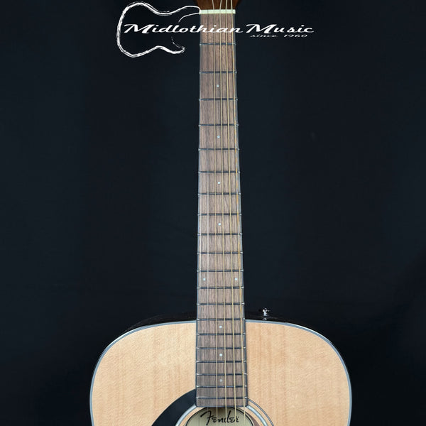 Fender - CD-60S 6-String Left Handed Acoustic Dreadnought - Natural Gloss Finish