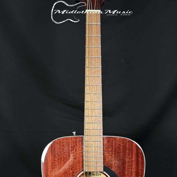 Fender CD-60s - 6-String Acoustic Guitar - Dreadnought All Mahogany - Natural Gloss
