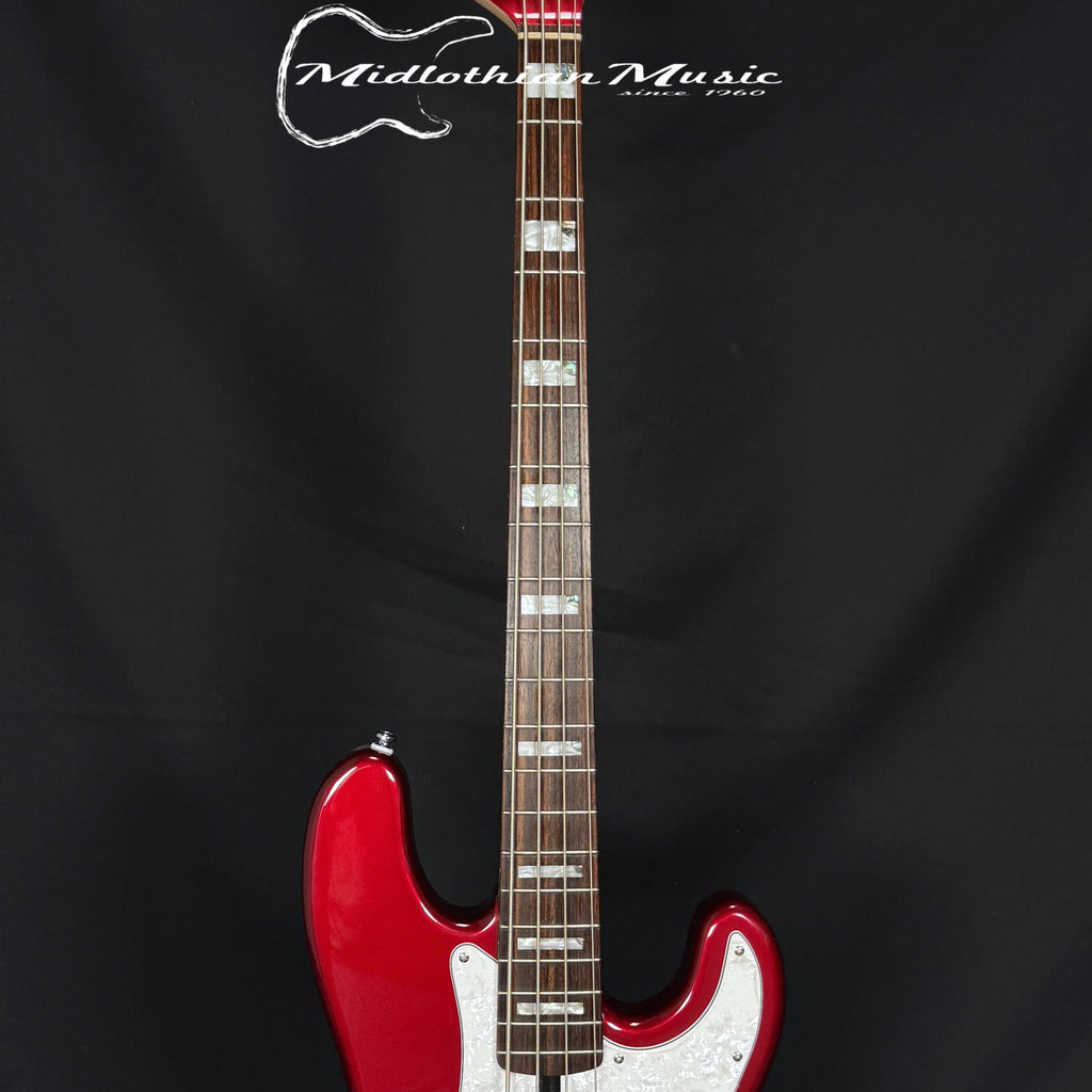 Lakland 44-64 Skyline Custom PJ - 4-String Bass - Candy Apple Red Limi