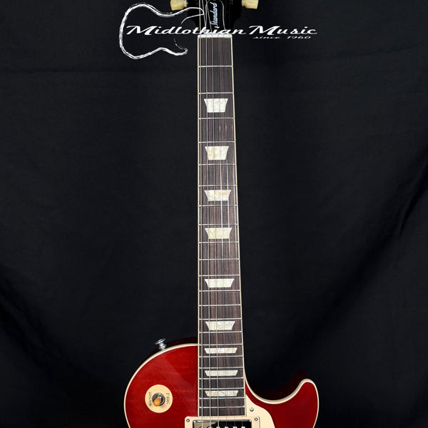 Gibson 2025 Les Paul Standard - 50s Plain Top - Dark Cherry Sunburst w/Case USED