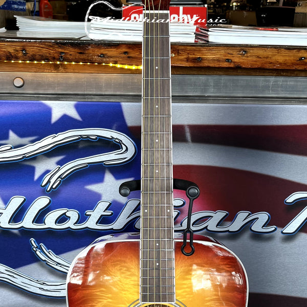 Washburn - Deep Forest Burl - 6-String Dreadnought Acoustic Guitar - Amber Fade Gloss