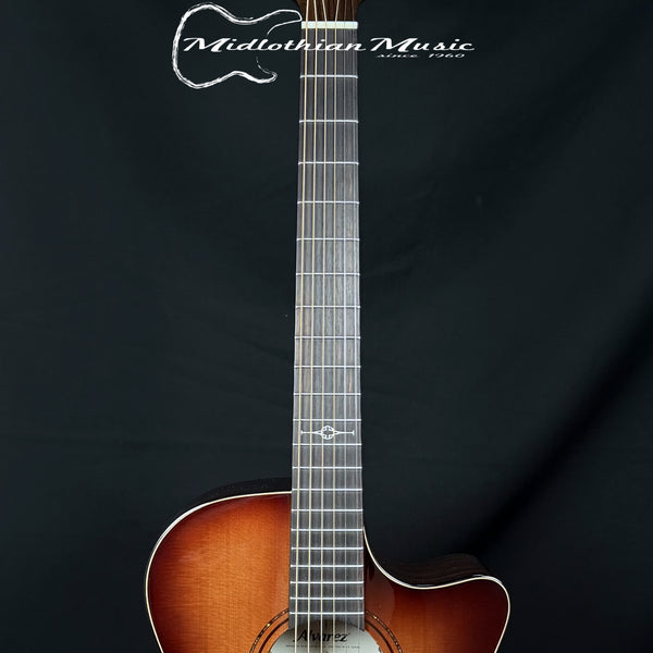 Alvarez - AEG95ce Artist Elite Series Acoustic-Electric Guitar - Shadowburst Gloss Finish