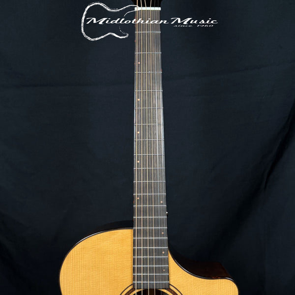 Breedlove - Organic Performer Pro Dreadnought Concerto CE Acoustic-Electric Guitar w/Case - Aged Toner & Suede Burst Back Finish