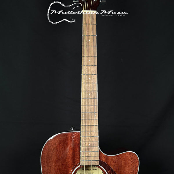 Fender CD-140SCE All Mahogany Acoustic/Electric Guitar w/Case - Natural Gloss Finish