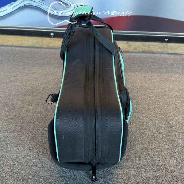 Kaces - Alto Saxophone Case (KBOASTL) - Teal Finish USED