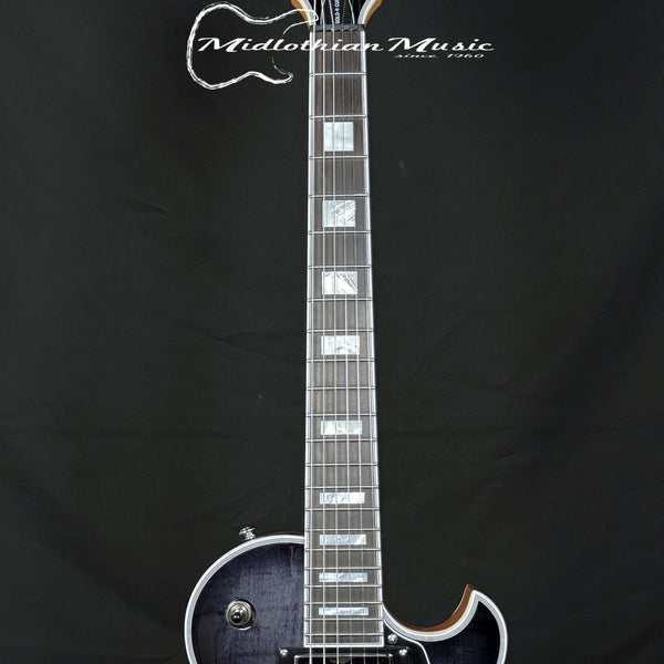 Schecter - Solo-II Custom Electric Guitar - Transparent Black Burst Gloss Finish