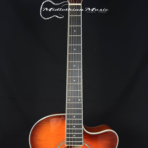 Washburn - Festival EA15 - Acoustic-Electric Guitar - Ice Tea Burst Gloss Finish