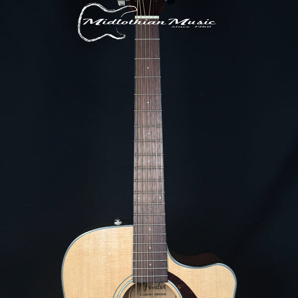 Fender CD-140SCE - Acoustic/Electric Guitar w/Case - Natural Gloss Finish