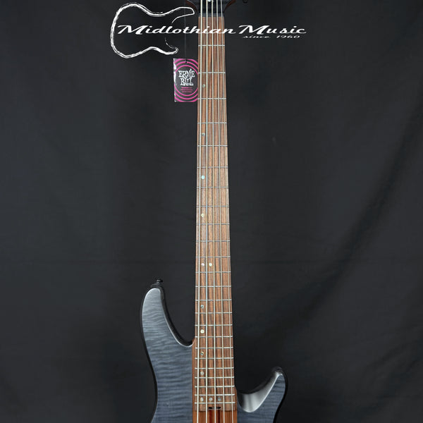 Schecter - Charles Berthoud - CB-5 - 5-String Active Bass Guitar - See Through Black Satin Finish