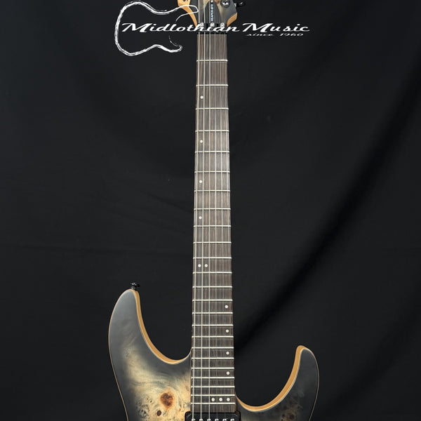 Schecter - Reaper-6 FR (Floyd Rose) Electric Guitar - Satin Charcoal Burst Finish